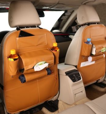 Car seat storage leather storage bag box