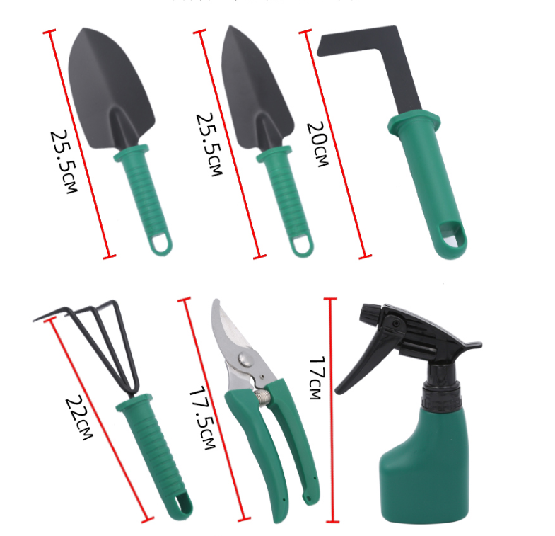 
  
  Ten-piece gardening tool set
  
