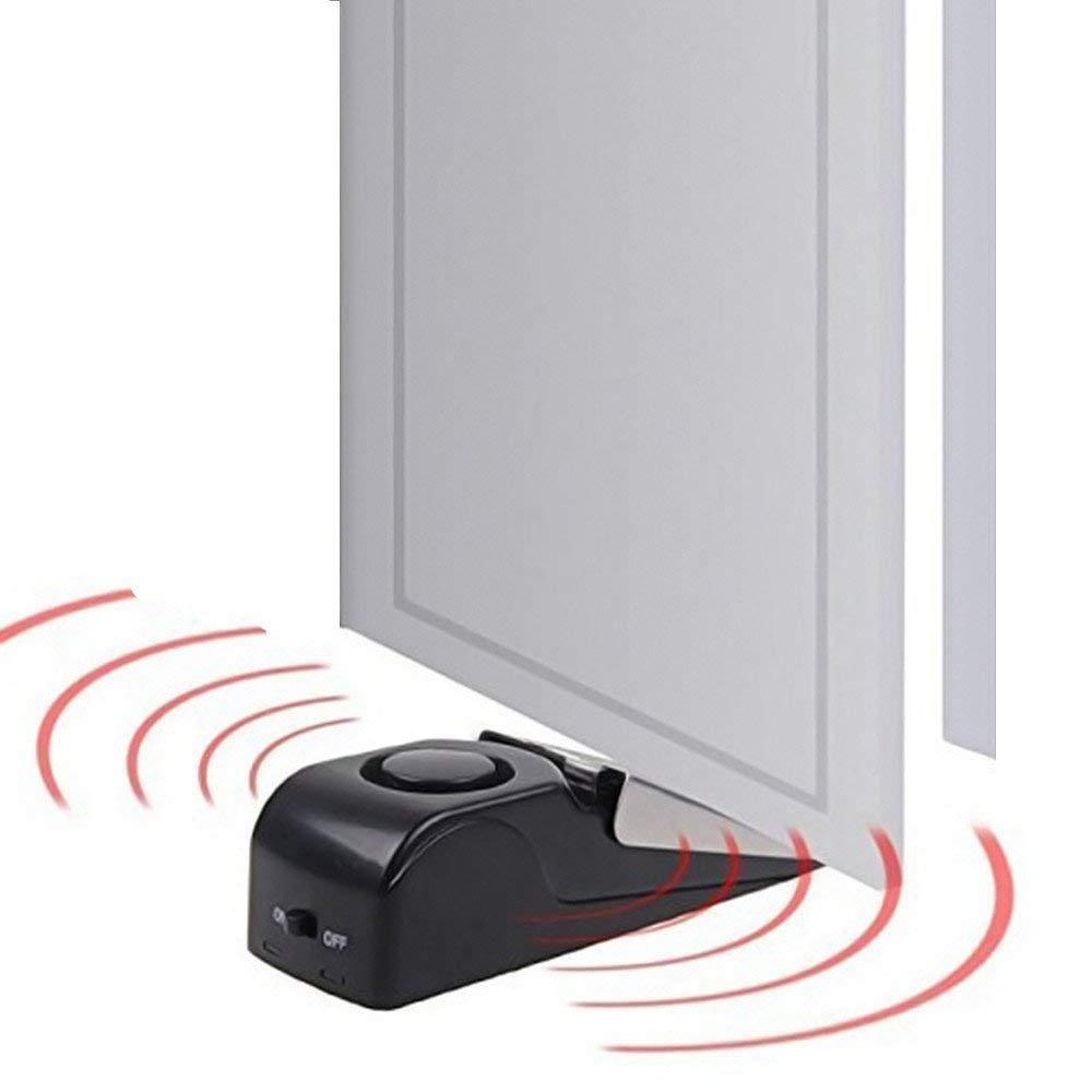 Electronic Burglar Alarm Intelligent Home Security Wedge Door Stop Alarm System Device Hotel Intruder Alert Detection