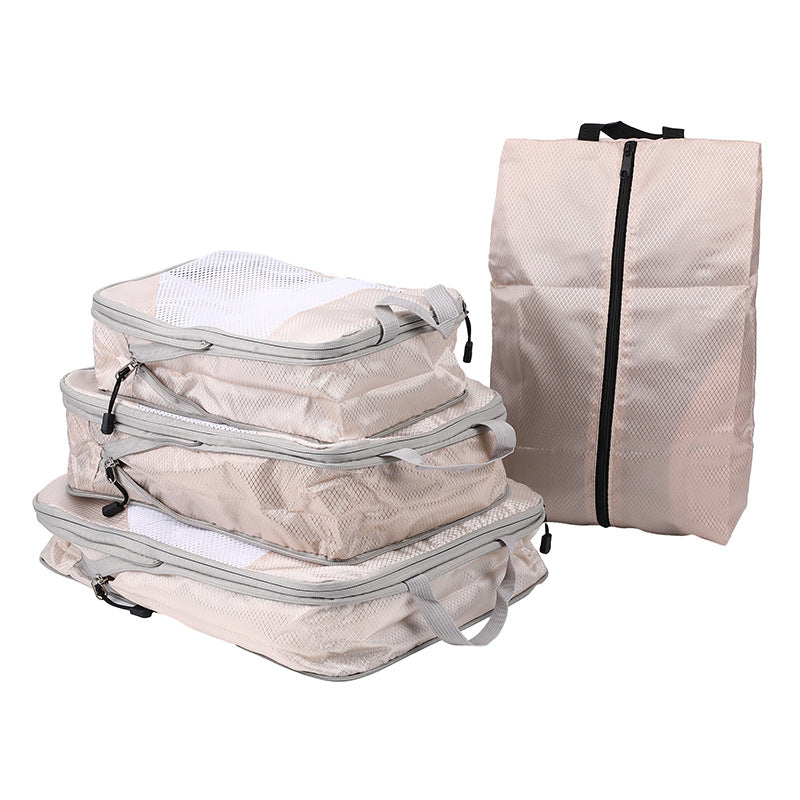 Travel Buggy Bag Compressed Package Set Clothes And Shoes Storage