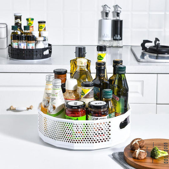 Kitchen Seasoning Storage Rotating Rack