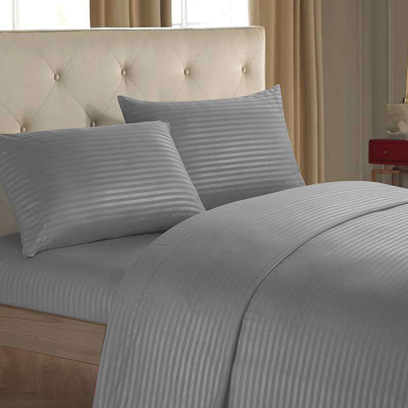 Luxury Bedding Set Bed Sheets Fitted Sets Mono Color