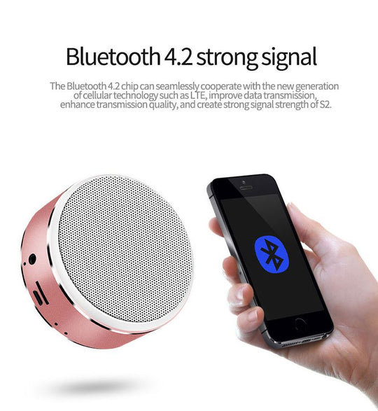 S8 portable Bluetooth speaker Mini card subwoofer built-in battery mini speaker