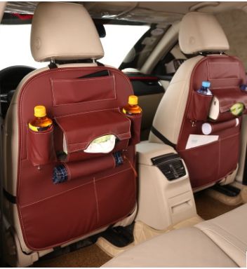 Car seat storage leather storage bag box