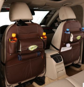 Car seat storage leather storage bag box