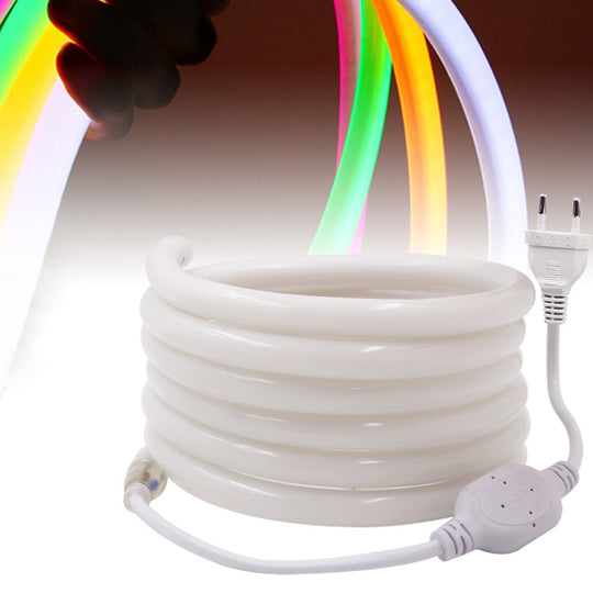 LED Round Light Strip Luminous Flexible Neon Light Decoration Waterproof