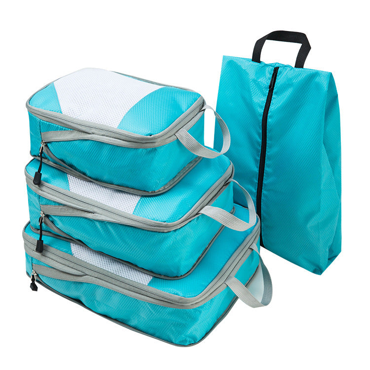 Travel Buggy Bag Compressed Package Set Clothes And Shoes Storage