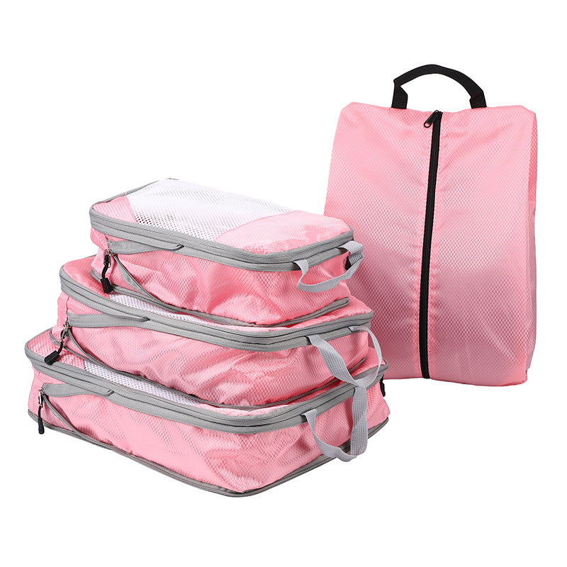 Travel Buggy Bag Compressed Package Set Clothes And Shoes Storage