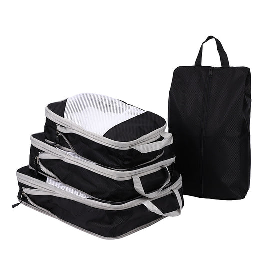 Travel Buggy Bag Compressed Package Set Clothes And Shoes Storage