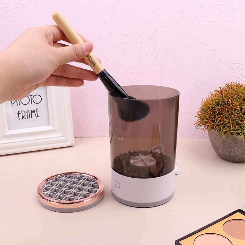 Automatic Electric Makeup Brush Cleaner | Portable Electric Makeup Brush Cleaner