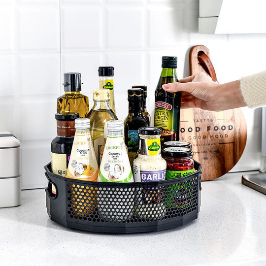 Kitchen Seasoning Storage Rotating Rack