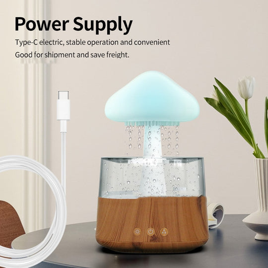 Ultrasonic Atomizing Cloud And Rain Humidifier Machine